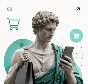 Vivi-Illustration für die Planung eines Webshops