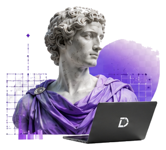 Illustration eines Laptops als Symbol für responsives Webdesign